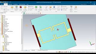 loaded loop based filter design in CST filtenna design [upl. by Kim]