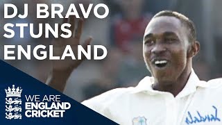 DJ Bravo Stuns England  England v West Indies  Old Trafford 2004 [upl. by Chaffin]