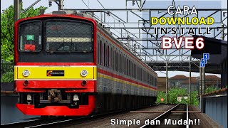 SIMPLE BIN MUDAH  CARA DOWNLOAD amp INSTALL BVE TRAINSIM 56 DI PC  LAPTOP [upl. by Gianni]