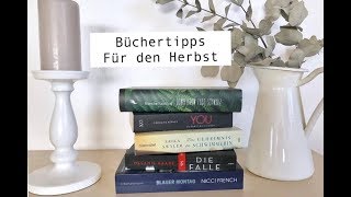 Büchertipps Thriller  Leseherbst  Buchtipps  Booktube [upl. by Aloz]