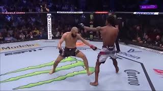 Khamzat Chimaev vs Kevin Holland UFC Highlights [upl. by Daahsar]