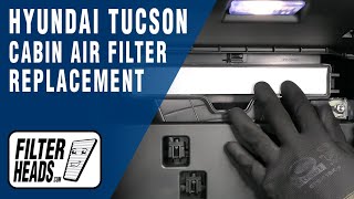 How to Replace Cabin Air Filter 2023 Hyundai Tucson AQ1295 [upl. by Inanaup]