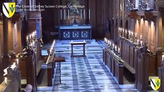 Sidney Sussex College Cambridge  Evensong 10th May 2024 [upl. by Onailil]