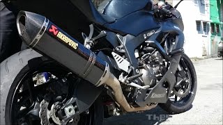 Kawasaki Ninja ZX6R 636 Akrapovič full system exhaust [upl. by Aihpos]