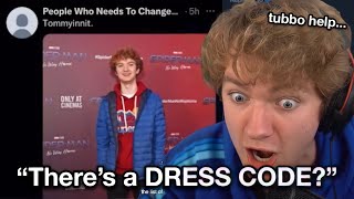 Tommy Addresses Spider Man Premiere Outfit Controversy [upl. by Niall]