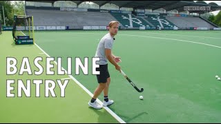 Baseline Entry  Hertzberger TV  Field hockey tutorial [upl. by Mora]