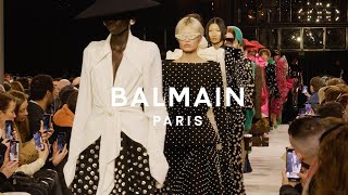 Balmain Womens FallWinter 2023 Fashion Show [upl. by Burgwell]