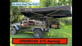 Openroad 270 Awning Install and first impressions [upl. by Gerdy]