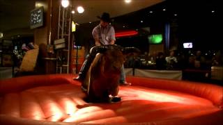 Sams Town Mechanical Bull Riding  Rankest Round Ever [upl. by Eiznekam482]