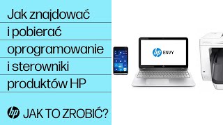 Jak znajdować i pobierać oprogramowanie i sterowniki produktów HP [upl. by Erbas44]