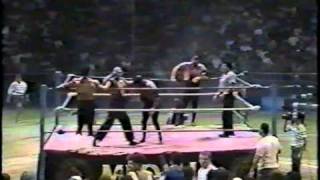 WWC Texas Hangmen vs TNT Savio Vega amp Invader 1 1990 [upl. by Adnohsek205]