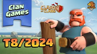 PHẦN THƯỞNG TRÒ CHƠI HỘI THÁNG 8 2024 Clash of Clans  Akari Gaming [upl. by Leyameg]