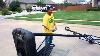 How to remove a basketball goal and Haul off in Southlake Texas Only 7500 [upl. by Moffat]