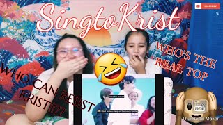 SINGTOKRIST  HOW TO GET SINGTOS ATTENTION  KRIST PERAWAT  Reaction Video Engsub [upl. by Stelle]