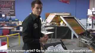 How to Screen Print  4 Color Process  Detailed instruction  Screen Printing 101 DVD pt 33 [upl. by Nilyam648]