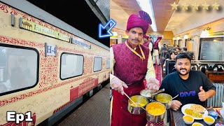 My first India’s Premium Luxury Train Journey  3 lakh ka ticket 😳  Indian Railways  Ep1 [upl. by Ecnarual]