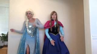 Elsa and Anna Watch Me Whip and Nae Nae [upl. by Bein]