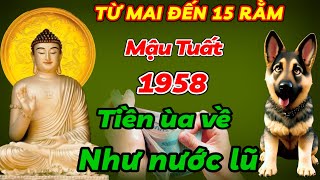 CÁ CHÉP HÓA RỒNG MẬU TUẤT 1958 LỘC ĐỔ VÀO NHÀ TỪ MAI ĐẾN RẰM THÁNG 5 ÂM TIỀN CỦA ÙA VỀ NHƯ NƯỚC LŨ [upl. by Nevin52]