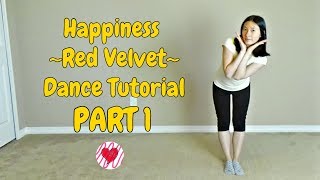 Happiness Red Velvet Mirrored Dance Tutorial Part 1 [upl. by Feune]