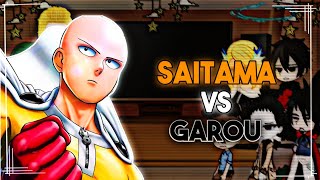 React to Caped Baldy vs Cosmic Garou  SClass heroes  OPM TikTok GC [upl. by Noizneb]