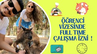 Öğrenci Vizesinde Nasıl FullTime Çalışma İzni Aldım  Avustralyada Neden Aşçılık Okudum [upl. by Welton]