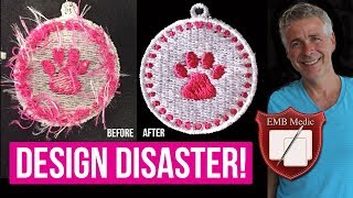 How To Remove Jumps amp Trims In Embroidery Designs [upl. by Fawna977]