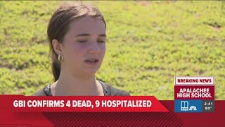 I thought I was gonna die  Student recounts experience during shooting at Georgia high school [upl. by Nivla]