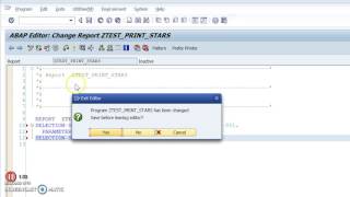 How to Print Stars in SAP ABAP [upl. by Aneloj386]