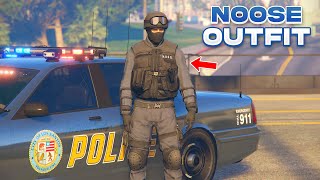 NEW Way To Get The Police Outfit In GTA 5 Online Rare SWAT Outfit Glitch [upl. by Prissie]