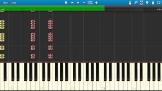 Slipknot  Psychosocial Piano Tutorial  Synthesia [upl. by Willing]