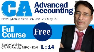 L14  CA Inter Adv Accounts Nov 24 Full Course FREE Ch 2 Amalgamation Part 712  Sanjay Welkins [upl. by Lussier]