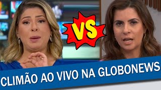 CLIMÃO DANIELA LIMA E CAMILA BOMFIM SE ESTRANHAM AO VIVO NA GLOBONEWS [upl. by Aipmylo24]