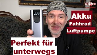 Beste mobile Akku Luftpumpe für Fahrrad Roller Auto EBike Elektrischer Luft Kompressor 2024 [upl. by Schaper514]