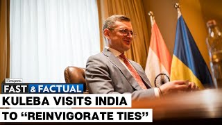 Fast and Factual LIVE Ukrainian Foreign Minister Dmytro Kuleba Arrives in India for TwoDay Visit [upl. by Bridget567]