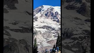 The Beauty of Summit Waterfall and Glaciers of Mount Rainier nationalparks [upl. by Krantz]