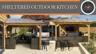 SHELTERED OUTDOOR KITCHEN UK  HAMPSHIRE [upl. by Fidelis]