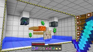 our Minecraft Skyblock spawner farm made NO money until we used these NEW spawners [upl. by Ellesij]