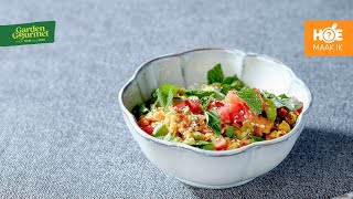 Poke Bowl met GardenGourmet Vuna passievrucht watermeloenen quinoa [upl. by Bullock]