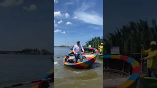 Basket boat ride tour in Hoi An Chittagong to Vietnam Bangladeshi [upl. by Nivloc]