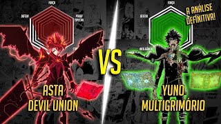 ASTA VS YUNO NÍVEIS DE PODER  BLACK CLOVER  Nerd Sensei [upl. by Shaylyn]