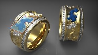 3D Jewellery Design Software  ArtCAM JewelSmith [upl. by Niroc]