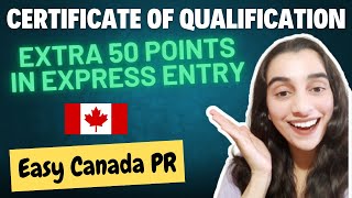 Certificate of Qualification  Canada PR  Express Entry  Zeste Immigration [upl. by Marquet]