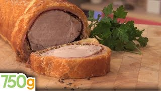 Recette de Filet mignon de porc en croûte  750g [upl. by Frech]