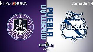 Resumen y Goles  Mazatlán vs Puebla  Liga MX  Guardianes 2020  Jornada 1  LIGA BBVA MX [upl. by Alliuqal]