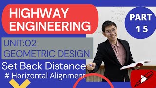 Set Back Distance  Highway Engineering  Unit02 Part15  Gate [upl. by Demmahum619]