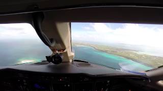 Cessna Citation X Landing Clayton J Lloyd International Airport Anguilla TQPF [upl. by Suez789]