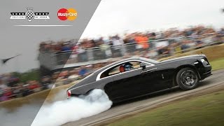 RollsRoyce Wraiths Incredible FOS Burnout [upl. by Vin746]