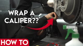 HOW TO Wrap A Caliper Reflective Red [upl. by Bevin]