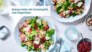 QuinoaSalat mit Granat­apfel  Rezepte [upl. by Akimat]