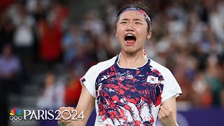 South Korea SMASHES its way to Olympic gold in womens badminton  Paris Olympics  NBC Sports [upl. by Nodarse]